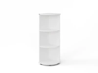 Угловой стеллаж RLG029 350х350х1130 Белый, Серия ЛАЙТ | LIGHT