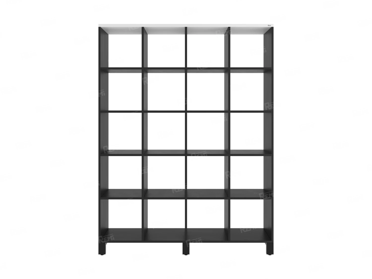 Стеллаж, 20 ячеек 1500х370х1980 RM144-150x37 Белый/Черный