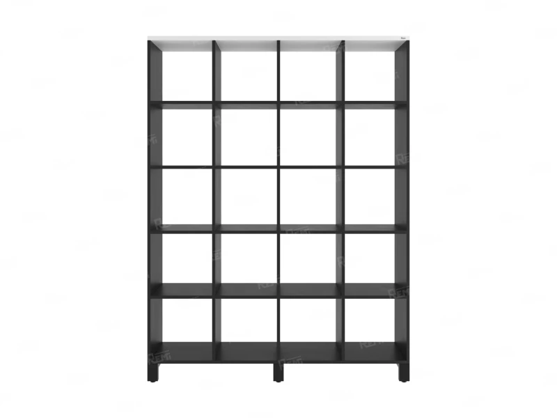Стеллаж, 20 ячеек 1500х370х1980 RM144-150x37 Белый/Черный