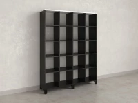 Стеллаж, 20 ячеек 1500х370х1980 RM144-150x37 Белый/Черный