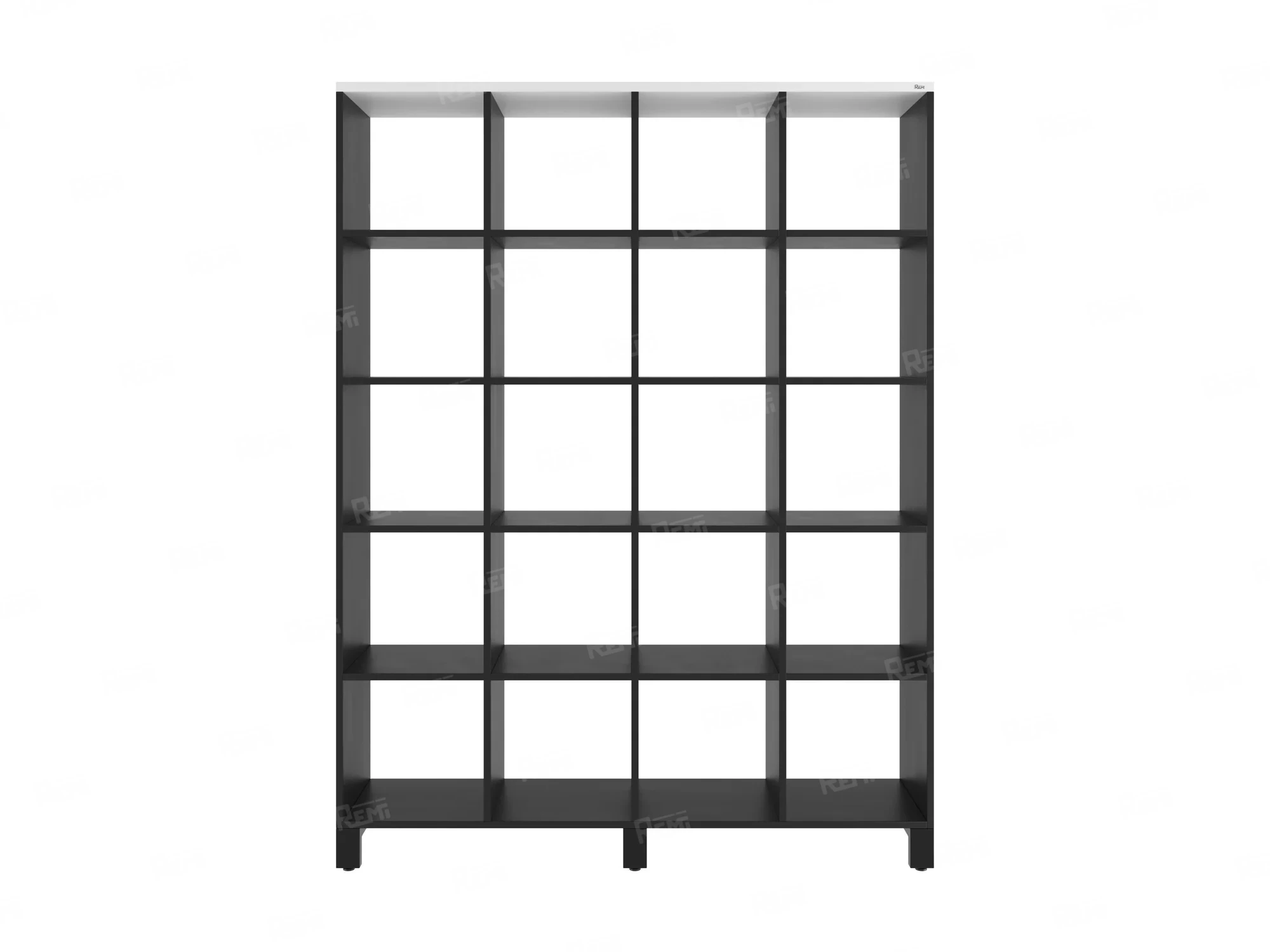 Стеллаж, 20 ячеек 1500х370х1980 RM144-150x37 Белый/Черный