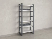 Стеллаж, 6 уровней 900x370x1920 RM132-90x37 Серый/Серый
