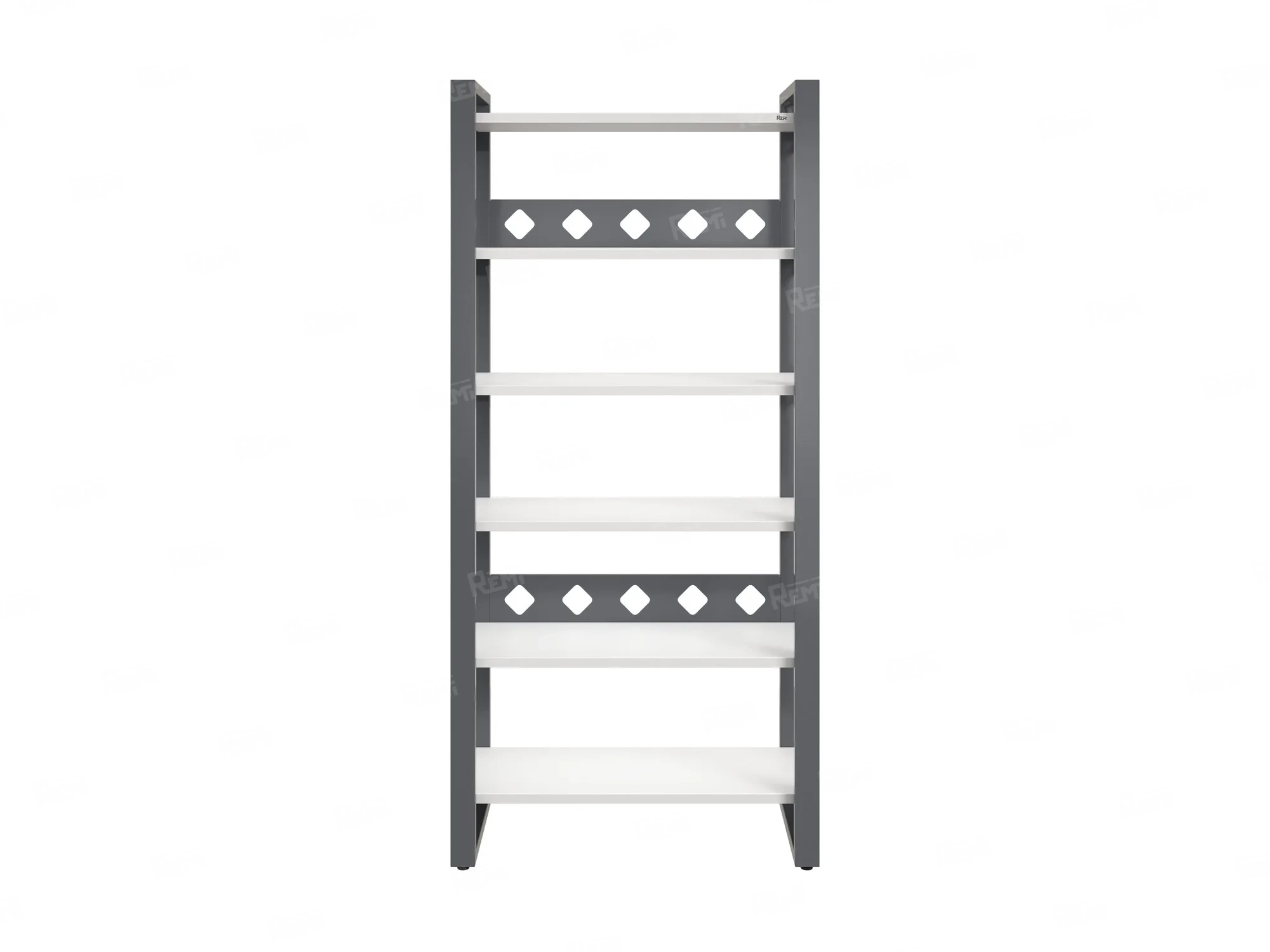 Стеллаж, 6 уровней 900x370x1920 RM132-90x37 Серый/Серый
