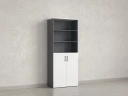 Шкаф комбинированный, регулируемые опоры, 6 уровней 900x420x2100 RM155-90x41 Белый/Серый