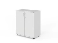 Шкаф RLG033 2 закрытый полки 700х350х770 Белый, Серия ЛАЙТ | LIGHT