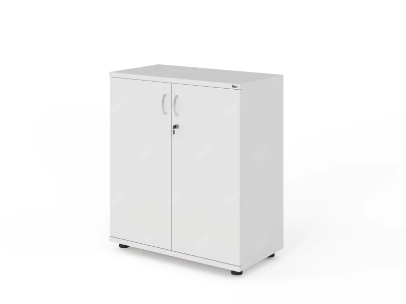 Шкаф RLG033 2 закрытый полки 700х350х770 Белый, Серия ЛАЙТ | LIGHT