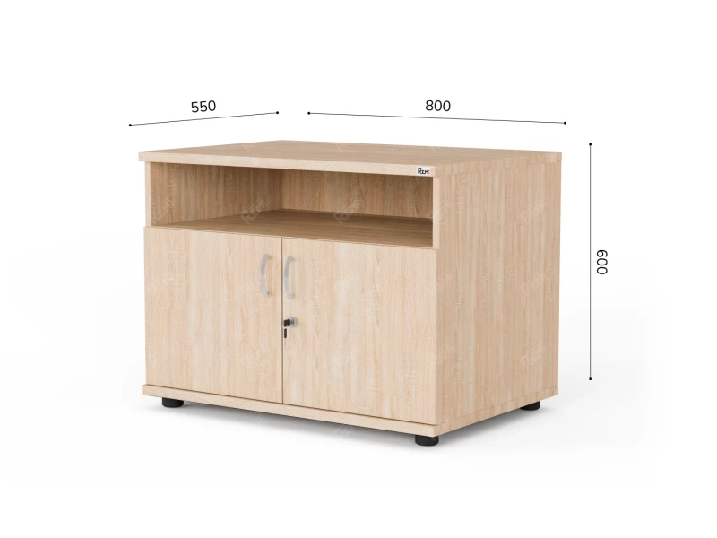 Тумба под RLG018 оргтехнику 80x55x60 Дуб Сонома, Серия ЛАЙТ | LIGHT