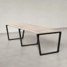Cтол для переговоров, на V-обазном каркасе 2200x1450x750 RM082-220x145 Дуб Маувелла/Черный