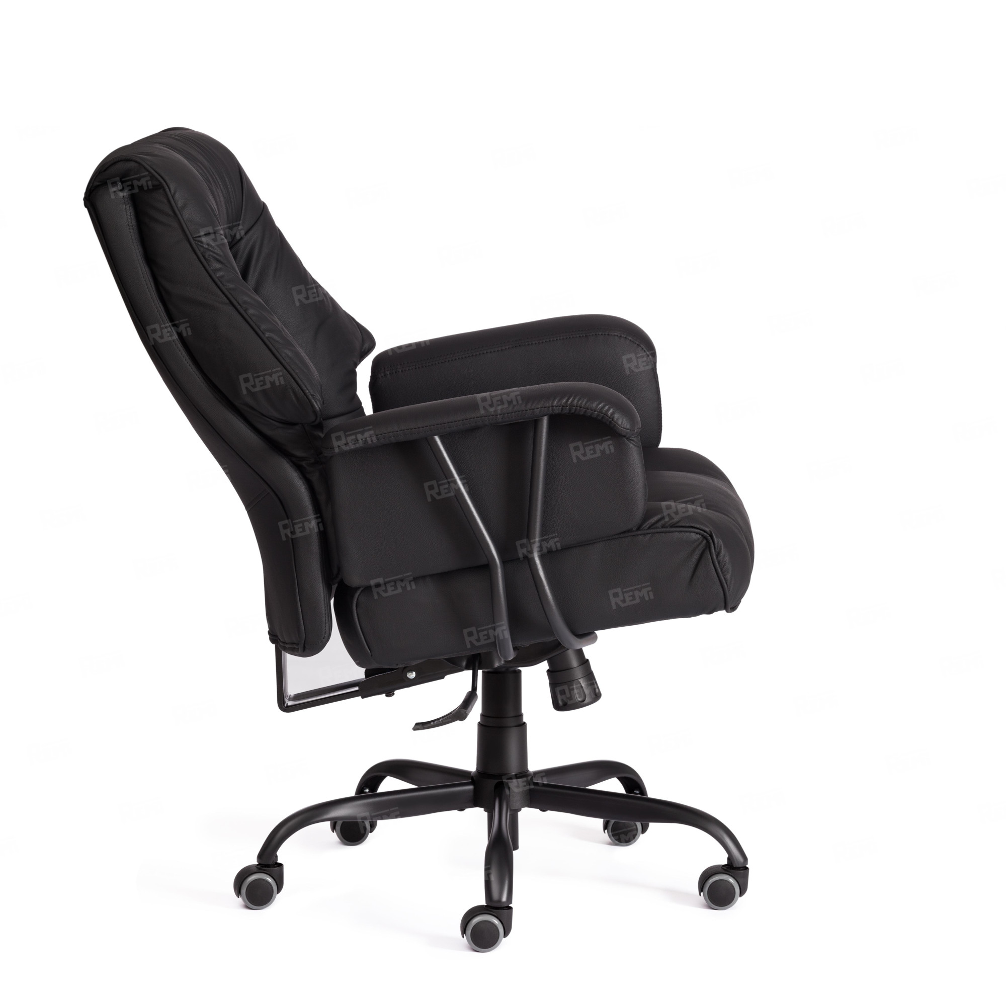 Кресло BROOKLYN Черный/Черный, Экокожа (арт. 21816)