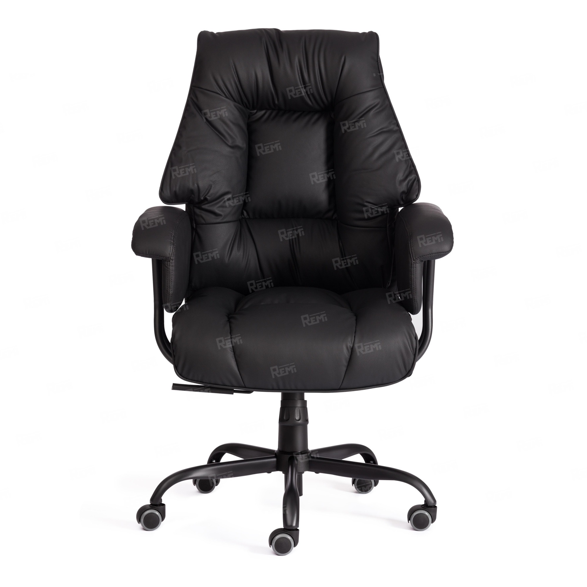 Кресло BROOKLYN Черный/Черный, Экокожа (арт. 21816)