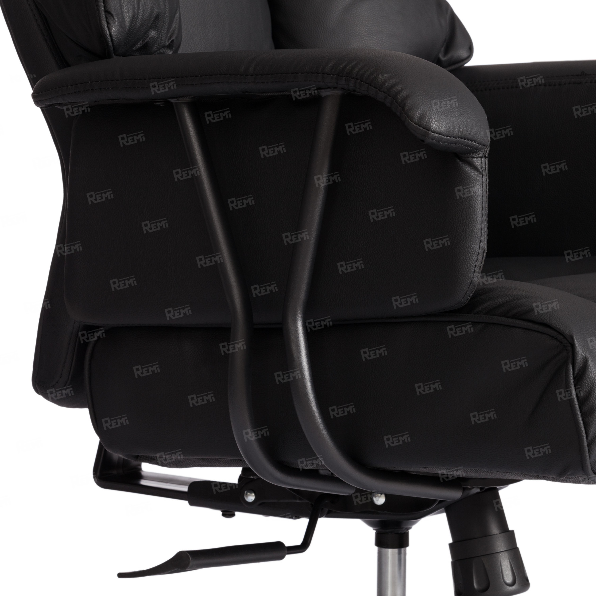 Кресло BROOKLYN Черный/Черный, Экокожа (арт. 21816)