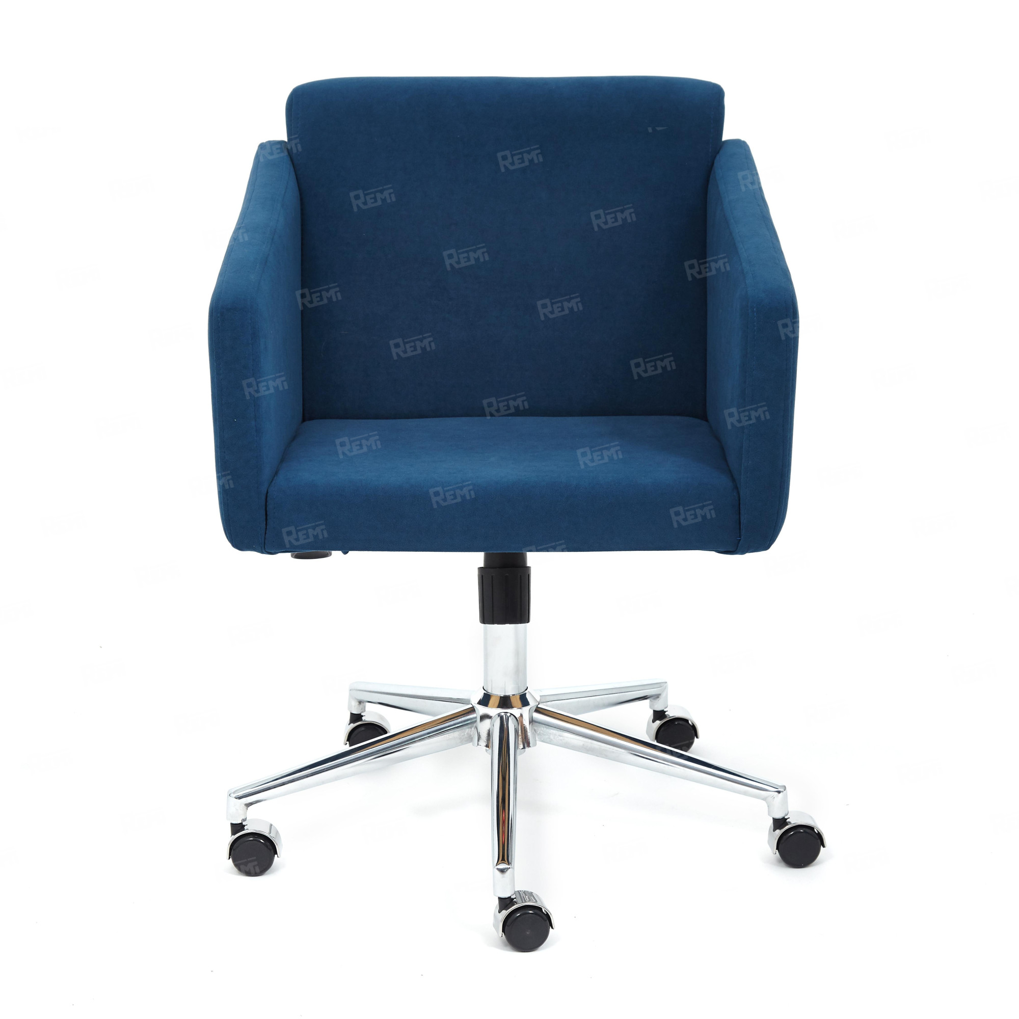 Кресло MILAN хром Синий/Синий, Флок (арт. 13948)