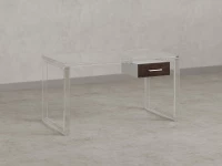 Тумба подвесная, один ящик 400x452x150 RM200-16х7 Дуб Апрельский Шоколадный/Белый