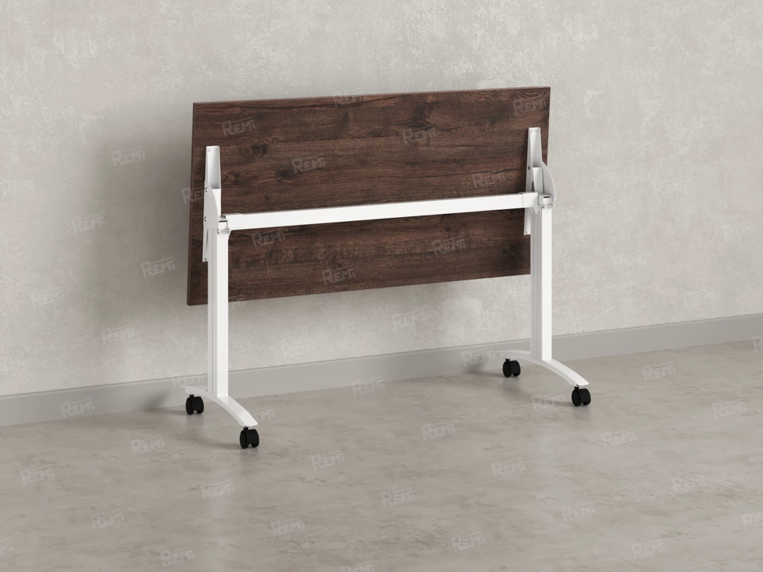 Стол складной, мобильный 1000x600x750 RM011-10x6 Дуб Апрельский шоколад/Белый