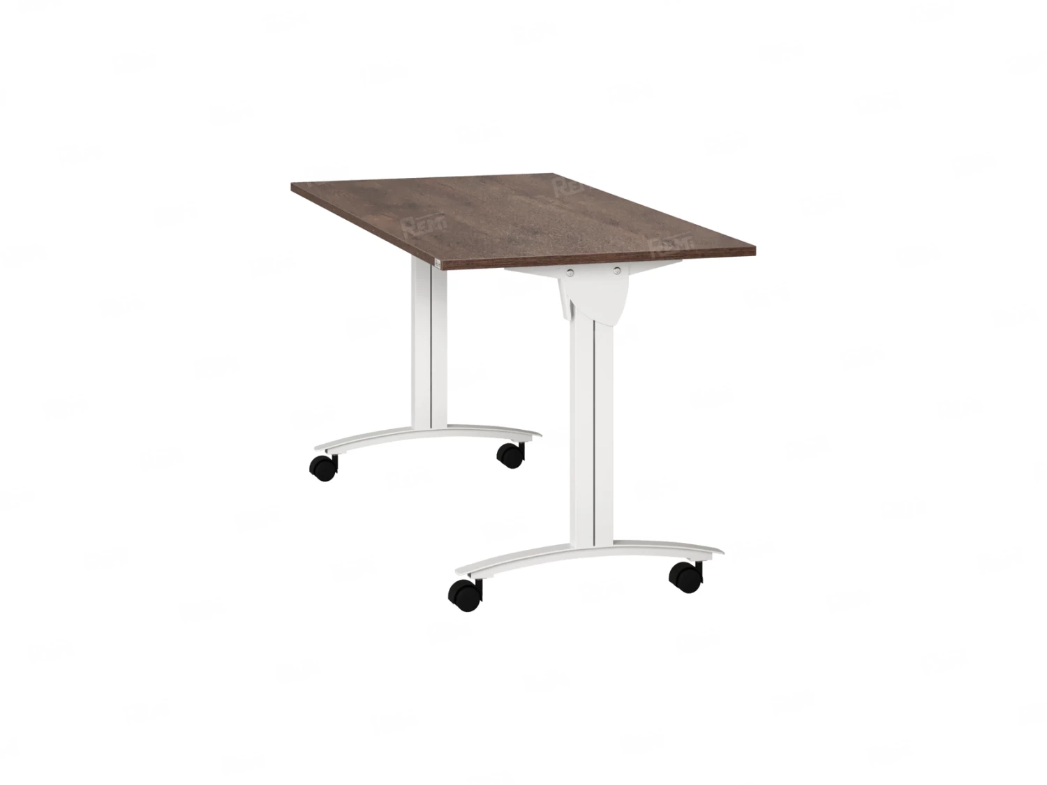 Стол складной, мобильный 1000x600x750 RM011-10x6 Дуб Апрельский шоколад/Белый