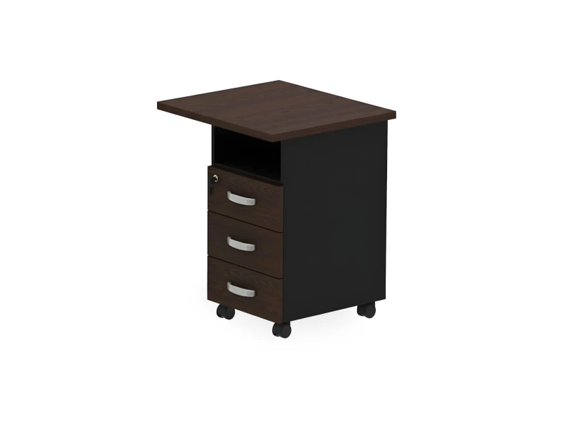 BRL RB092-45х58R Тумба приставная правая 650х580х740 Венге/Черный