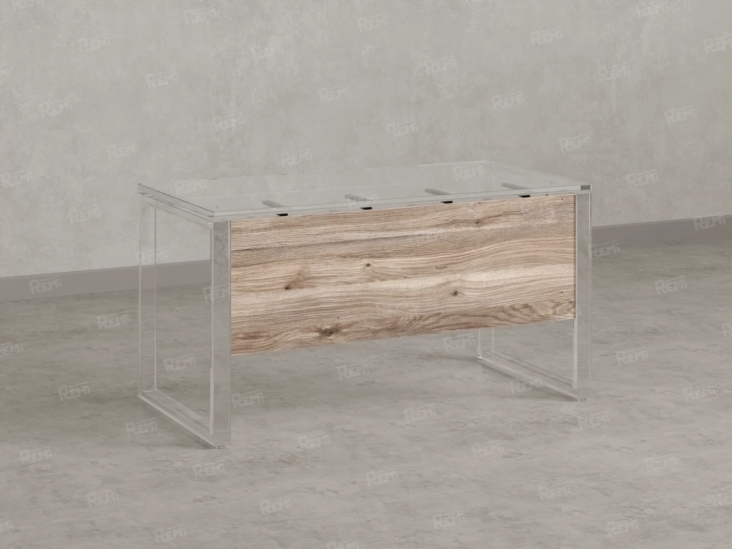 Нижний подвесной ЛДСП экран 800x16x430 RM202-80x43 Дуб Маувелла