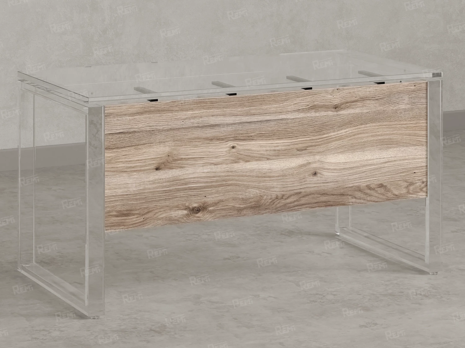 Нижний подвесной ЛДСП экран 800x16x430 RM202-80x43 Дуб Маувелла