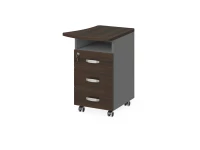 BRL RB085-53х60R Тумба приставная правая 530х600х740 Венге/Серый вулканический