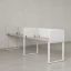 Бенч-система в 1 ряд, 2 рабочих места 5 тканевых экранов 2000x600x750 RM168-1-20x6 Дуб Маувелла/Белый