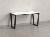 Стол прямой на U-образных опорах 1400x800x750 RM003-14x8 Белый/Черный