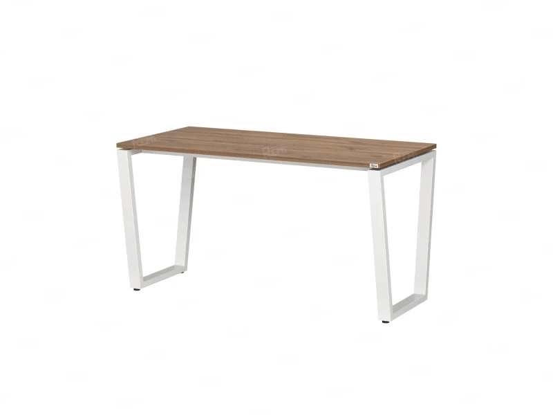 Стол прямой на U-образных опорах 1800x800x750 RM003-18x8 Дуб Юстус/Белый