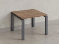 Журнальный стол с полкой 1100x800x550 RM183-11x8 Дуб Юстус/Серый