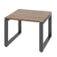 Журнальный стол с полкой 700x600x550 RM182-7x6 Дуб Юстус/Серый