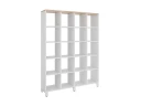 Стеллаж, 20 ячеек 1500х370х1980 RM144-150x37 Вяз Швейцарский светлый/Белый