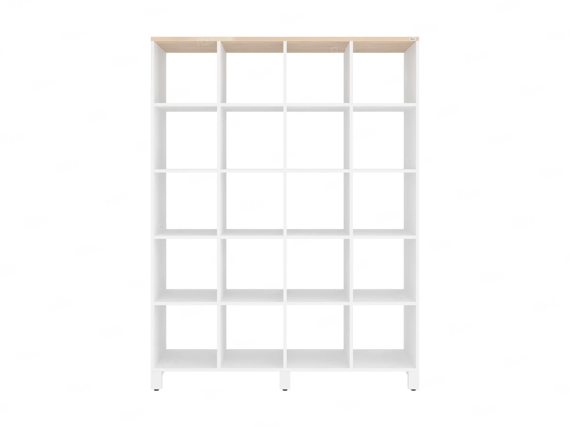 Стеллаж, 20 ячеек 1500х370х1980 RM144-150x37 Вяз Швейцарский светлый/Белый