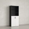Шкаф комбинированный, регулируемые опоры, 6 уровней 900x420x2100 RM155-90x41 Белый/Черный
