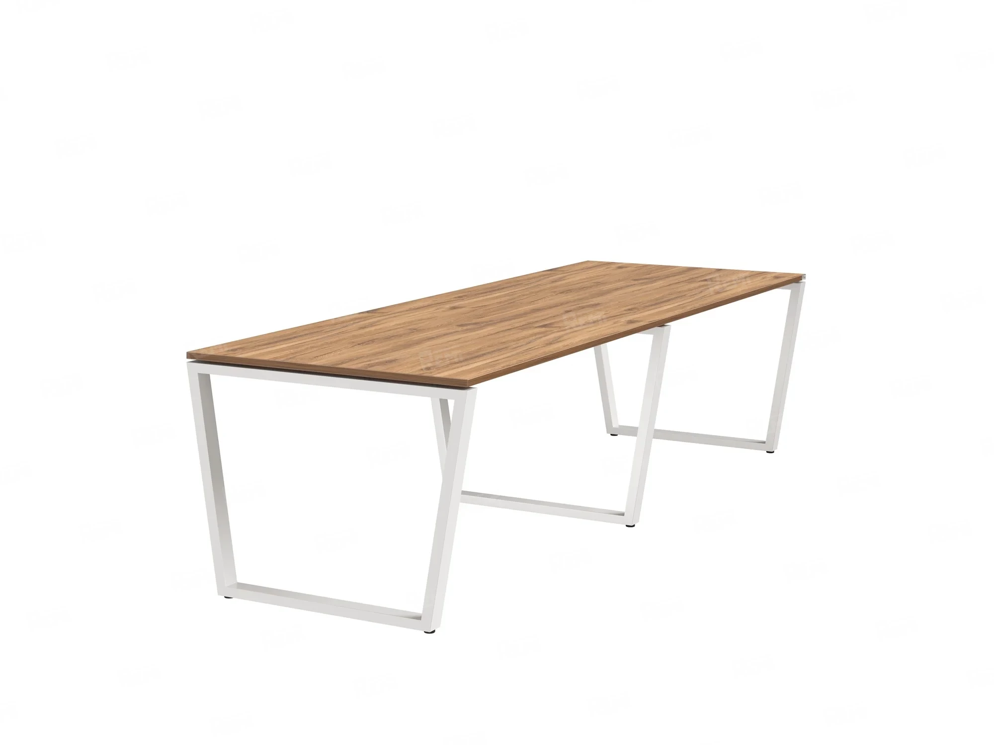 Cтол для переговоров, на V-обазном каркасе 2200x1450x750 RM082-220x145 Юстус/Белый