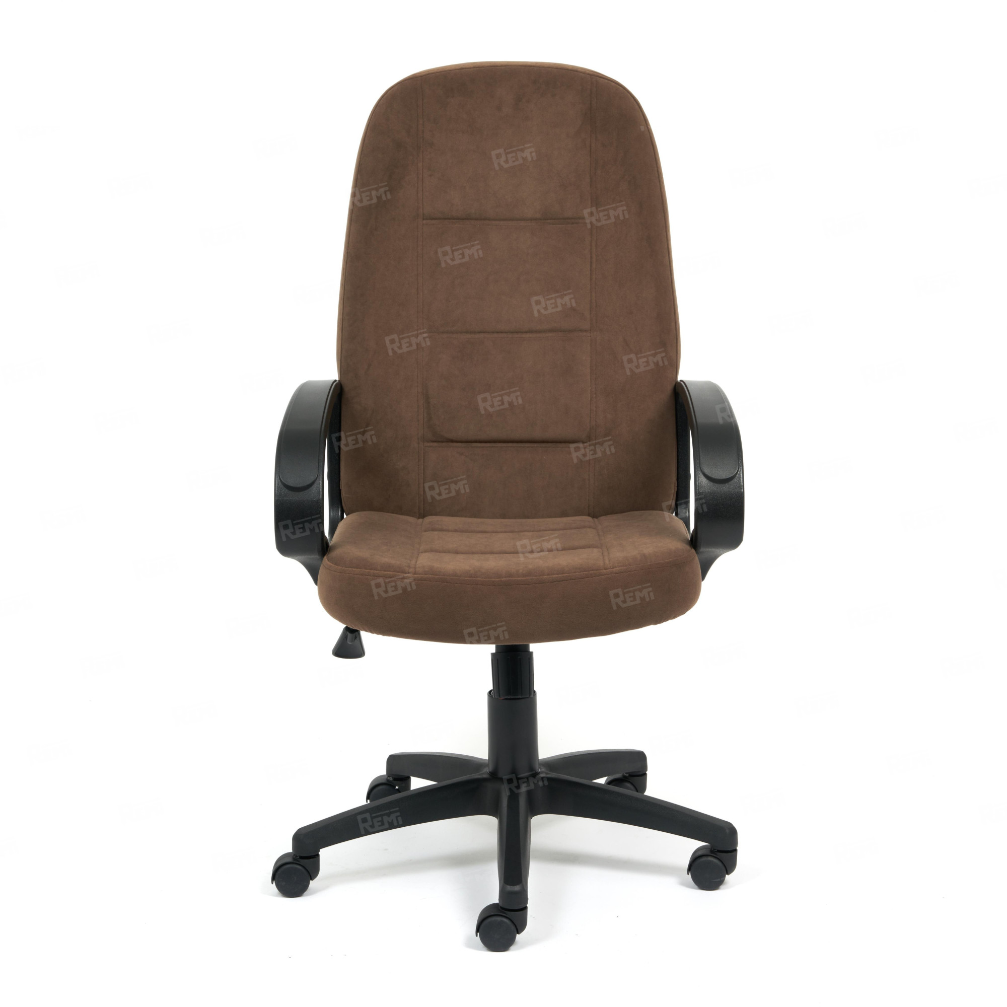 Кресло СН747 Коричневый/Коричневый, Флок (арт. 15142)