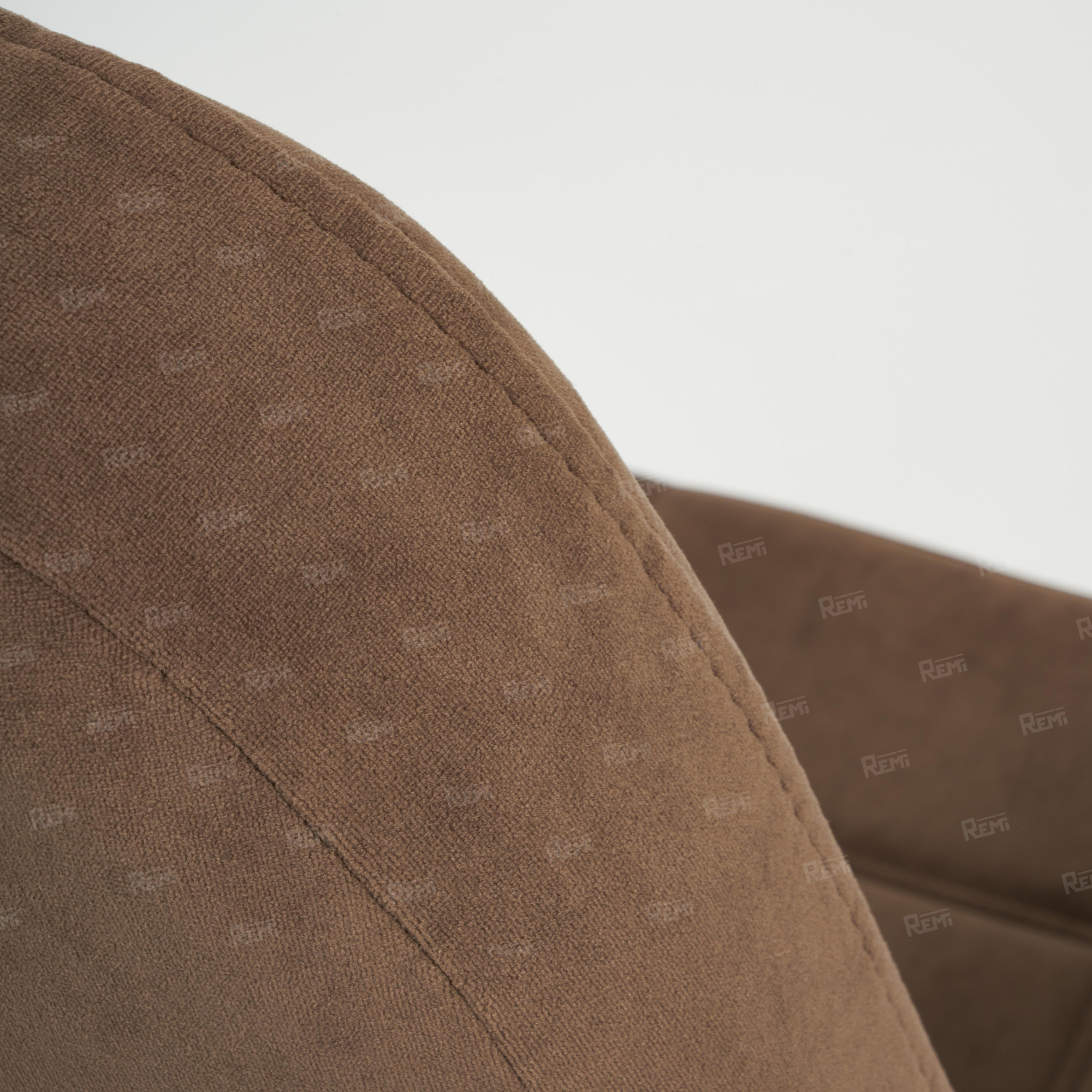 Кресло СН747 Коричневый/Коричневый, Флок (арт. 15142)