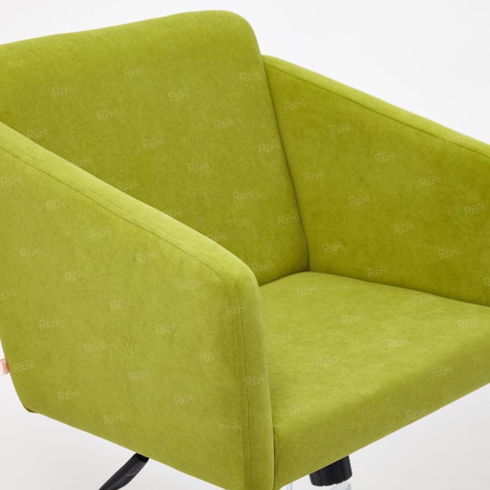 Кресло MILAN хром Олива/Олива, Флок (арт. 13949)