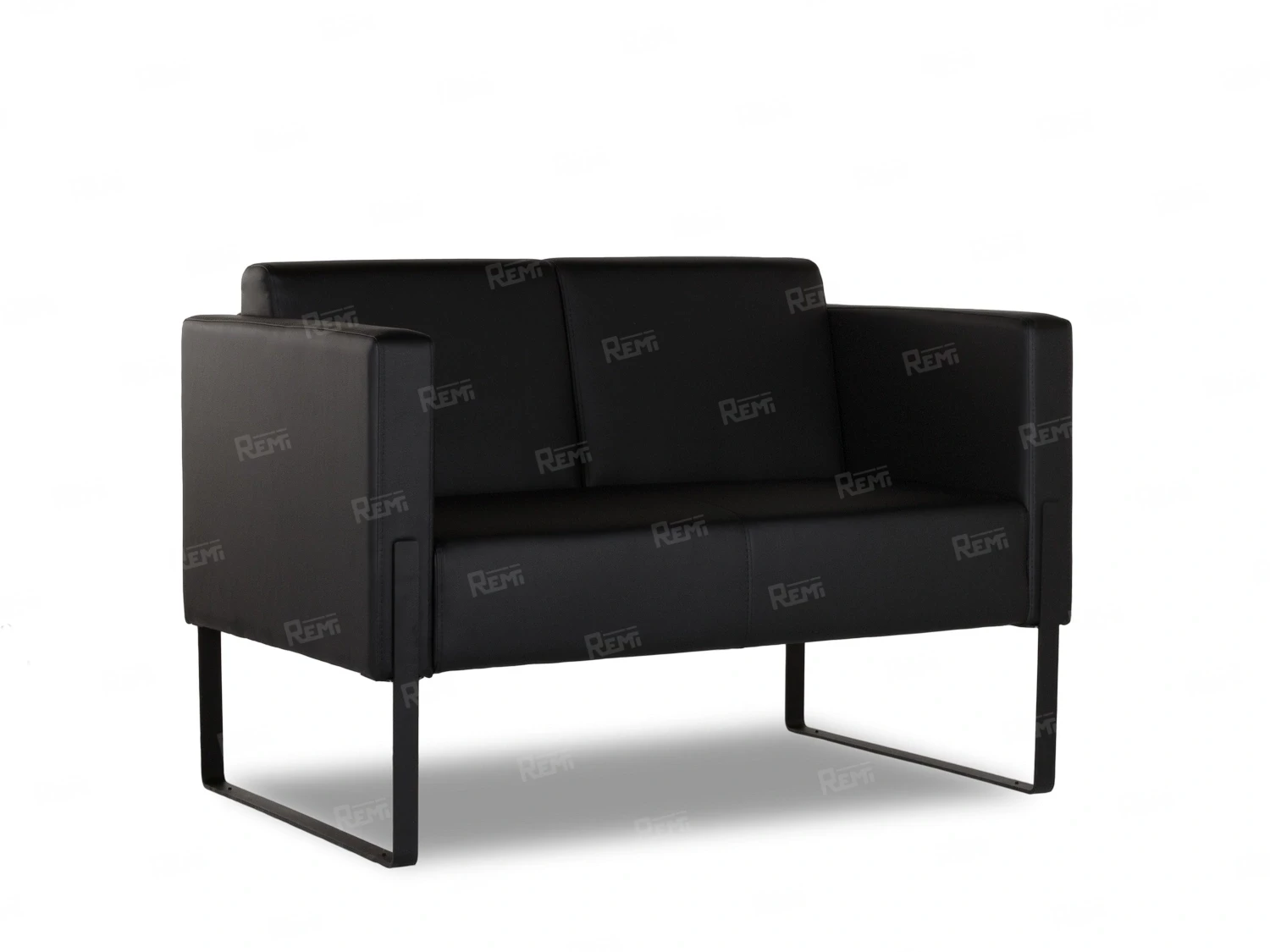 Диван ТРЕНД на 2 места цвет Черный