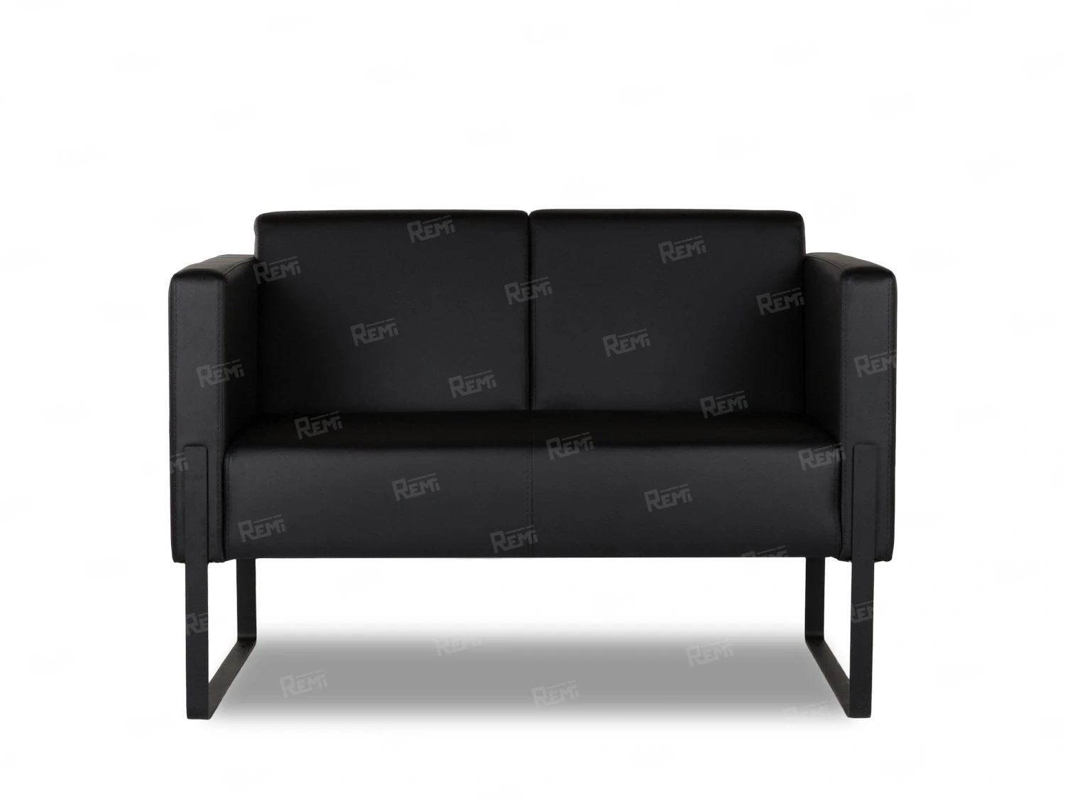 Диван ТРЕНД на 2 места цвет Черный