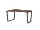 Стол угловой, U-опора, левый 1400x800/1000x750, RM051-14x8-10 Дуб Апрельский шоколад/Серый
