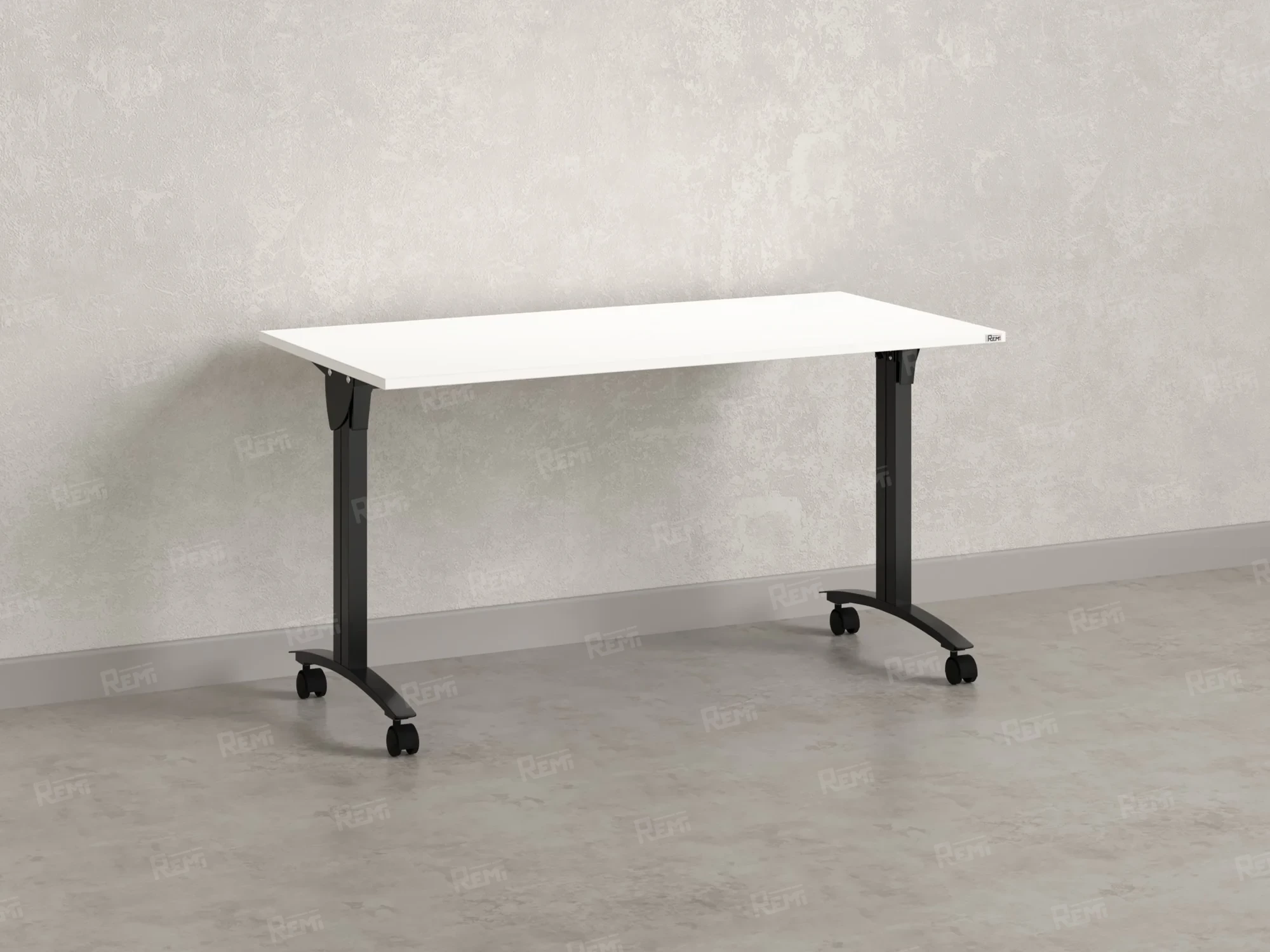 Стол складной, мобильный 1600x700x750 RM011-16x7 Белый/Черный