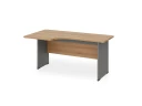 BRL RB085-140х95L Угловое рабочее место левое 1400х950х740 Акация/Серый вулкан-кий