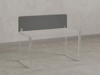 Экран-перегородка тканевый 2000x16x400 RM207-200x40 Серый