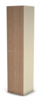 Шкаф узкий, RAC057 высокий, с замком правый 45,1x44,8x198,2см Акация Шеффилд/Кашемир, Серия Аккорд / Accord. Серия Аккорд / Accord. Серия Аккорд / Accord