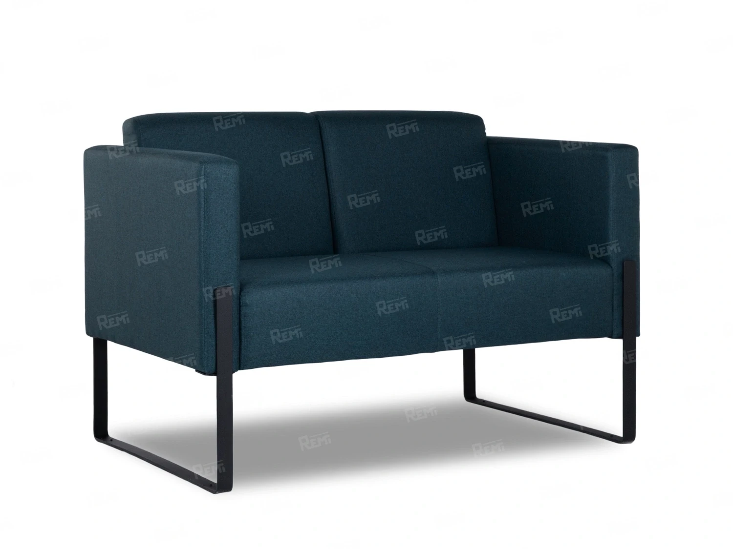 Диван ТРЕНД на 2 места цвет Темно-синий