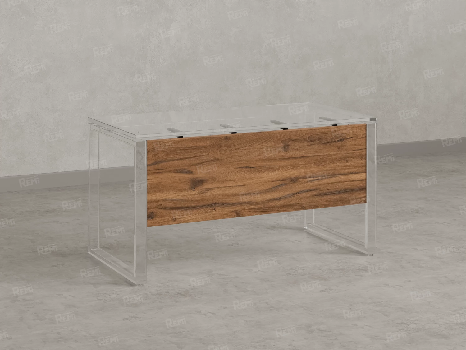 Нижний подвесной ЛДСП экран 800x16x430 RM202-80x43 Юстус