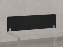 Экран-перегородка тканевый 800x16x400 RM207-80x40 Черный