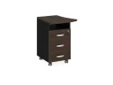 BRL RB085-53х60L Тумба приставная левая 530х600х740 Венге/Черный