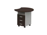 BRL RB088-77х86R Тумба приставная правая 770х860х740 Венге/Серый вулканический