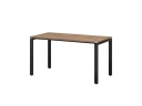 Стол прямой на П-образных опорах 1600x800x750 RM001-16x8 Дуб Юстус/Черный