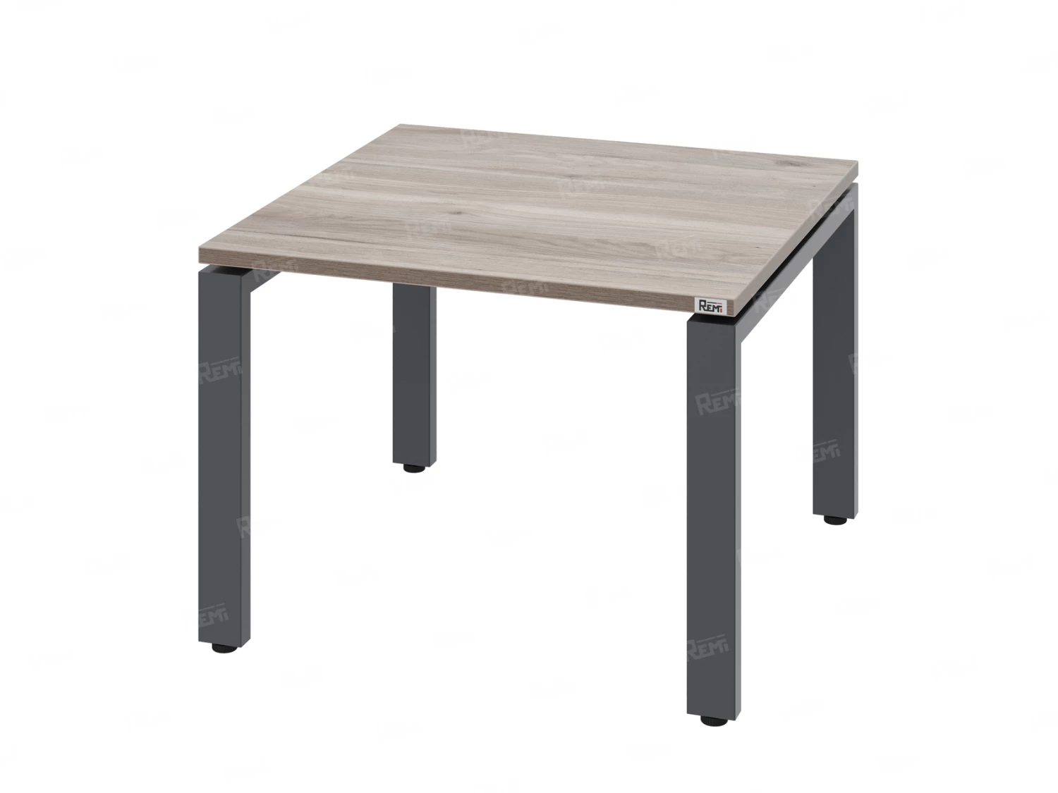 Журнальный стол с полкой 700x800x550 RM183-7x8 Дуб Маувелла/Серый