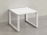 Журнальный стол с полкой 900x700x550 RM182-9x7 Белый/Белый